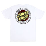 Santa Cruz Mas Loco Dot S/s Heavyweight Shirt White