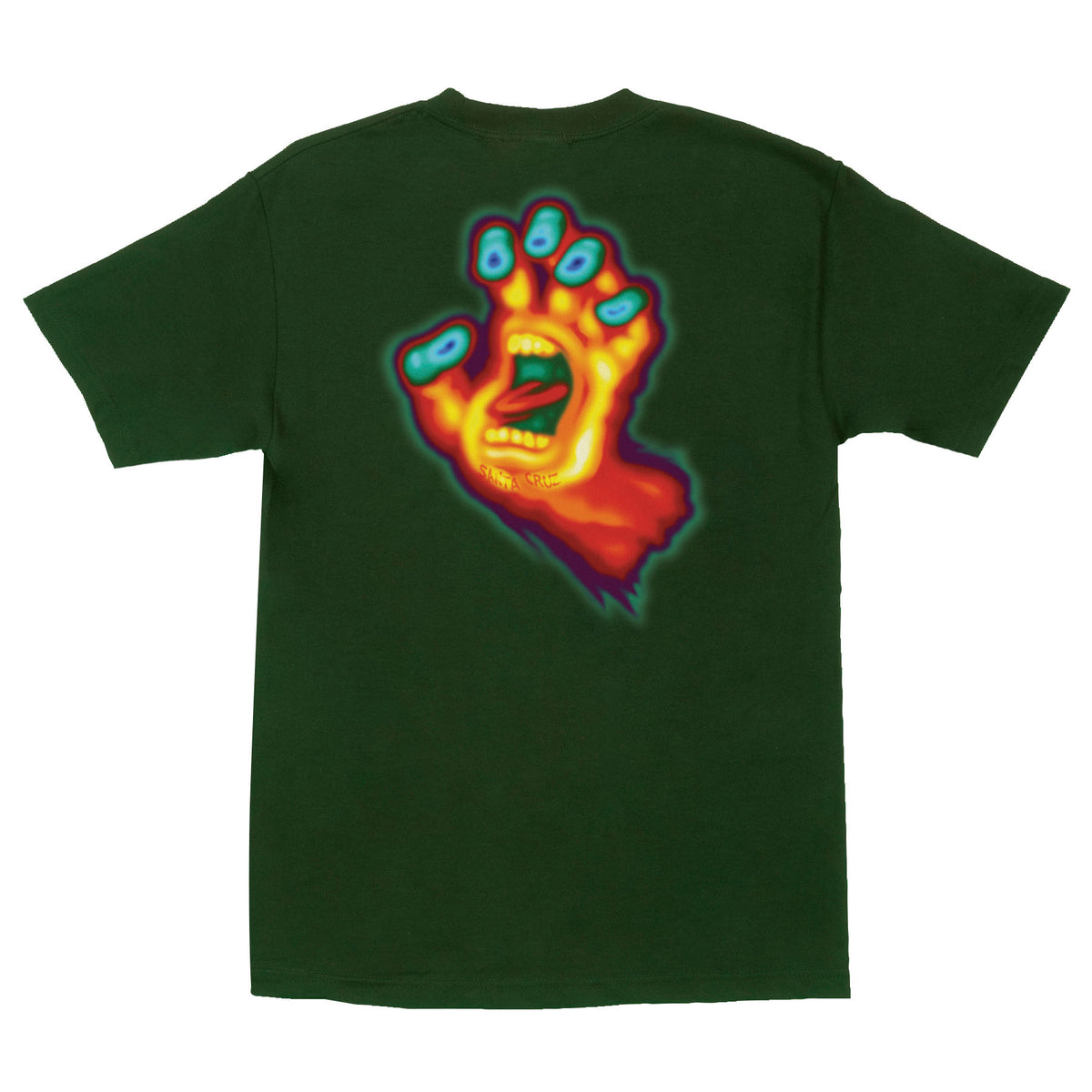 Santa Cruz Thermal Hand S/s Heavyweight Shirt Forest Green