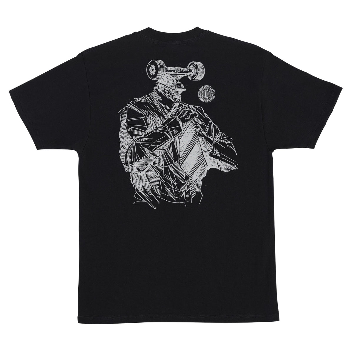 Independent Daily Grind S/s Heavyweight Shirt Black