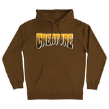 Creature Logo P/O Hooded Heavyweight Sweatshirt Brown