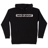 Independent Bar Logo Black Heavyweight Hooded Sweatshirt