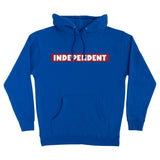 Independent Bar Logo P/O Hooded Heavyweight Sweatshirt Royal