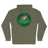 Creature Strike Fast Relic Zip Hooded Heavyweight Sweatshirt Army