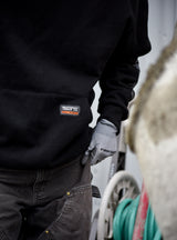 Independent Bar Logo Reflective Black Heavyweight Hooded Sweatshirt