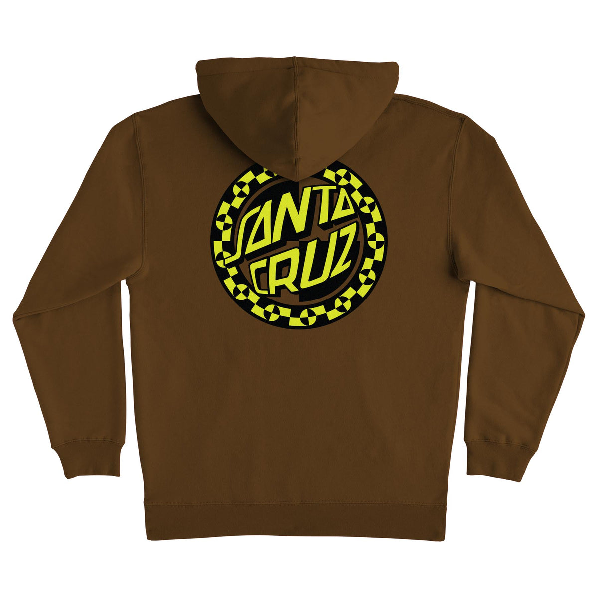 Santa Cruz Malba Crash Dot P/O Hooded Heavyweight Sweatshirt Brown