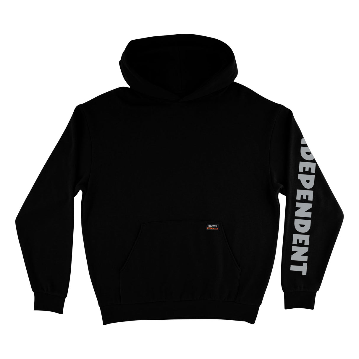 Independent Built To Grind Work Heavyweight Black Hooded Sweatshirt