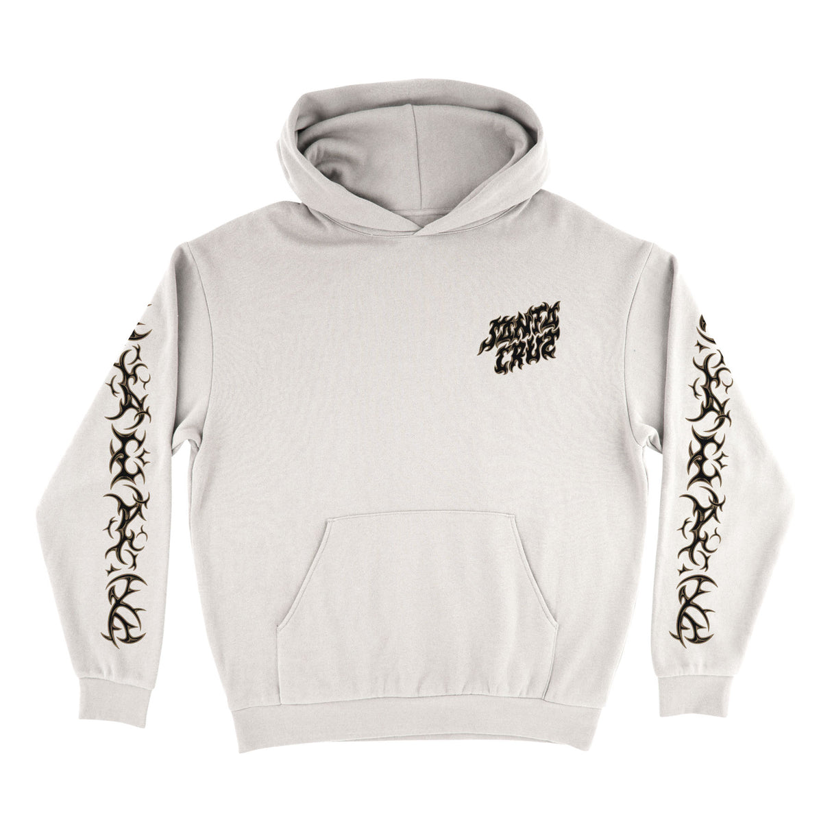Santa Cruz Razor Dot Center Heavyweight Bone Hooded Sweatshirt