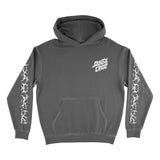 Santa Cruz Razor Dot Center Heavyweight Pigment Black Hooded Sweatshirt