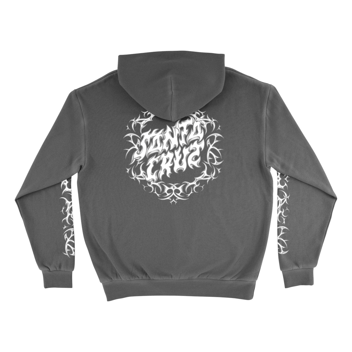 Santa Cruz Razor Dot Center Heavyweight Pigment Black Hooded Sweatshirt