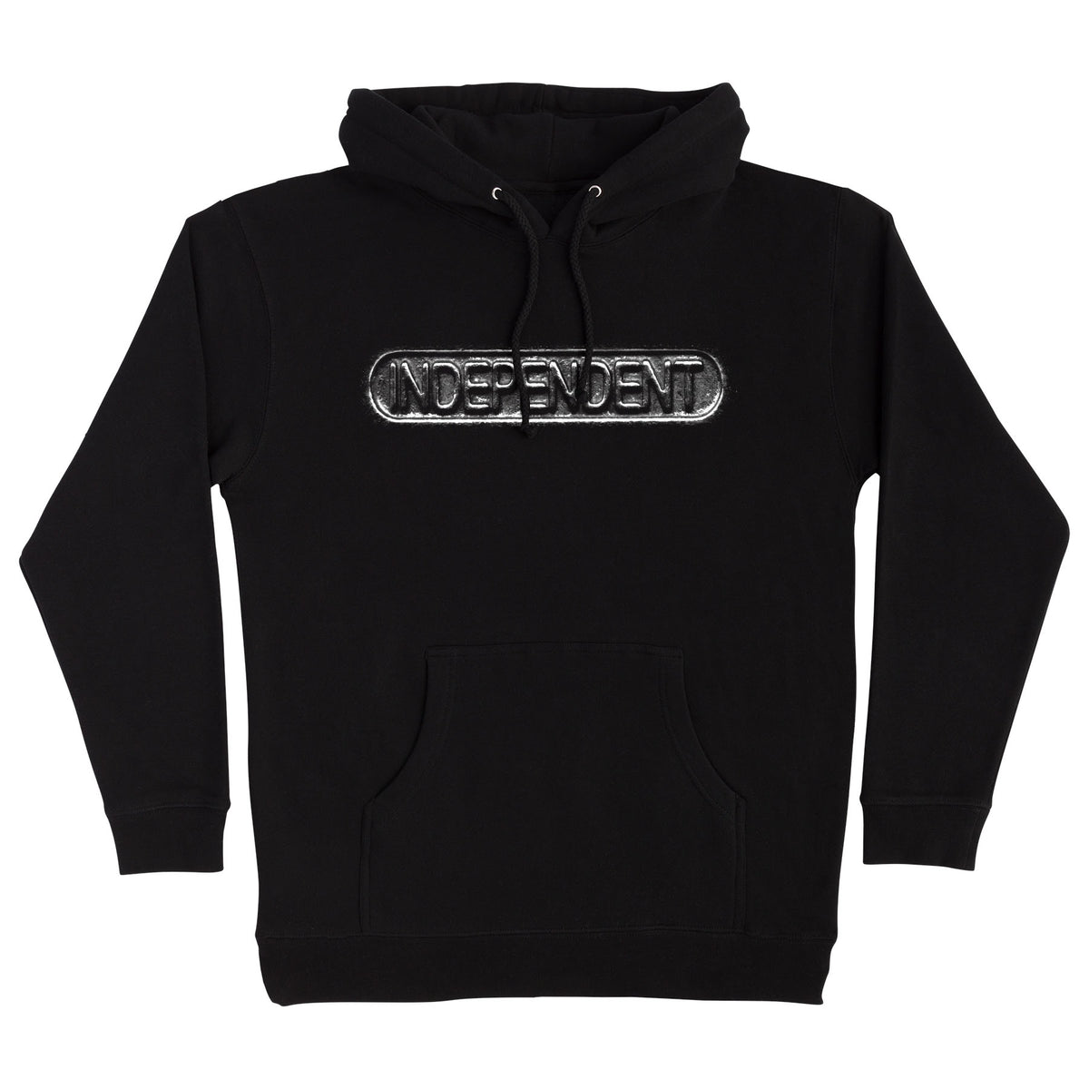 Independent Sand Cast P/O Hooded Heavyweight Sweatshirt Black
