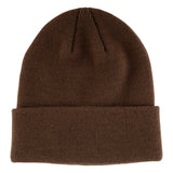 Creature Logo Outline Long Shoreman Hat Dark Brown Beanie