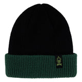 Creature Bonehead Label Black Green Beanie