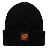 Cruz Label Beanie Long Shoreman Hat Black OS Unisex Santa Cruz