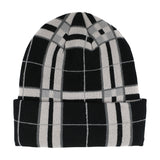 Santa Cruz Cruz Label Beanie Long Shoreman Hat Black/White Plaid