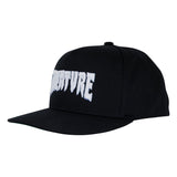 Creature Mono Black Snapback Hat
