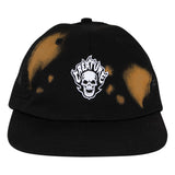 Creature Bonehead Flame Wash Greasy Black Mesh Trucker Snapback Hat