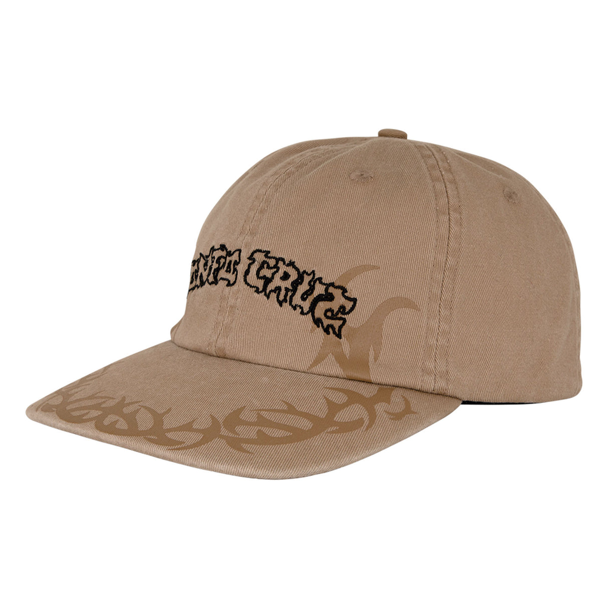 Santa Cruz Razor Arch Strip Tan Unstructured Snapback Hat