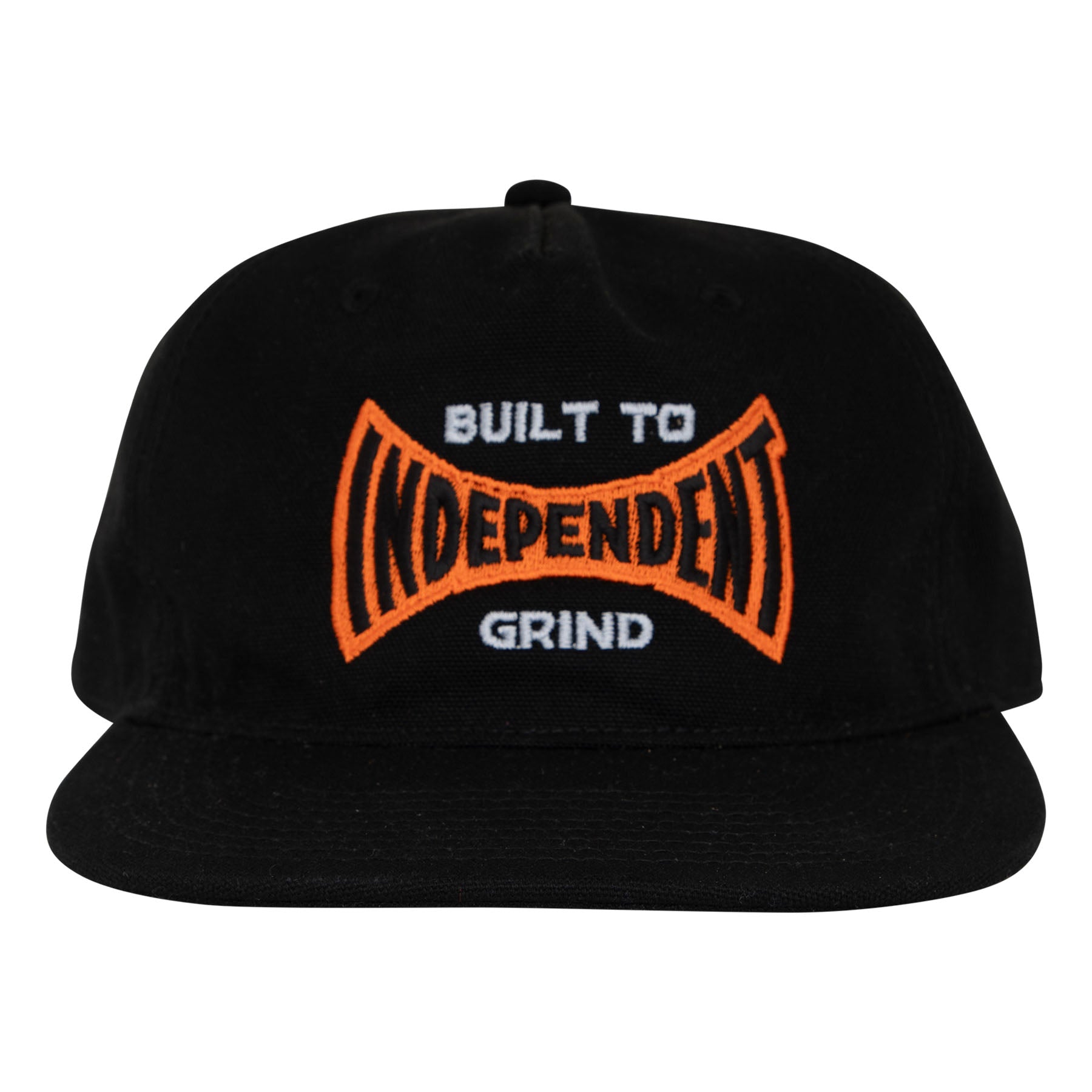 Independent Built To Grind Span Snapback Unstructured Hat Black