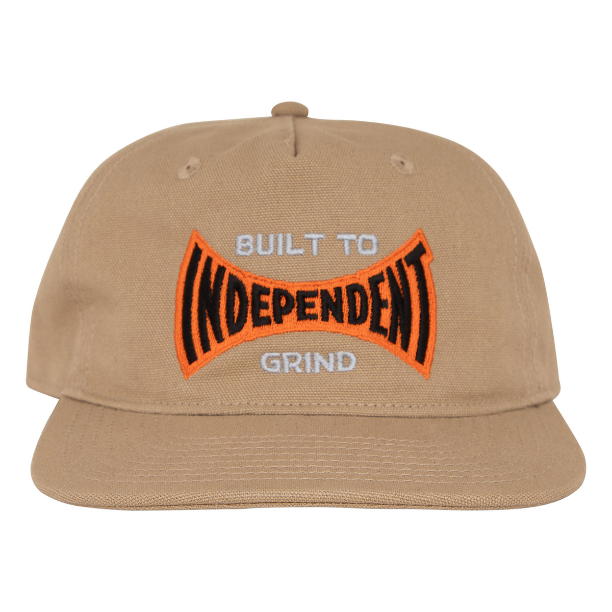 Independent Built To Grind Span Snapback Unstructured Hat Khaki