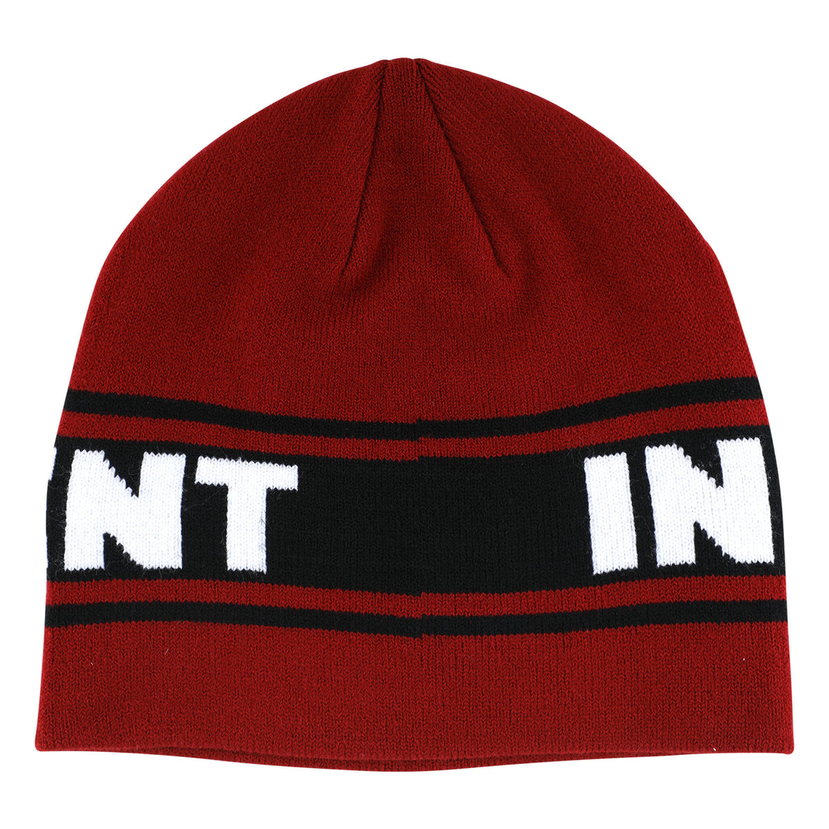 Independent Bar Logo Beanie Skull Cap Hat Red