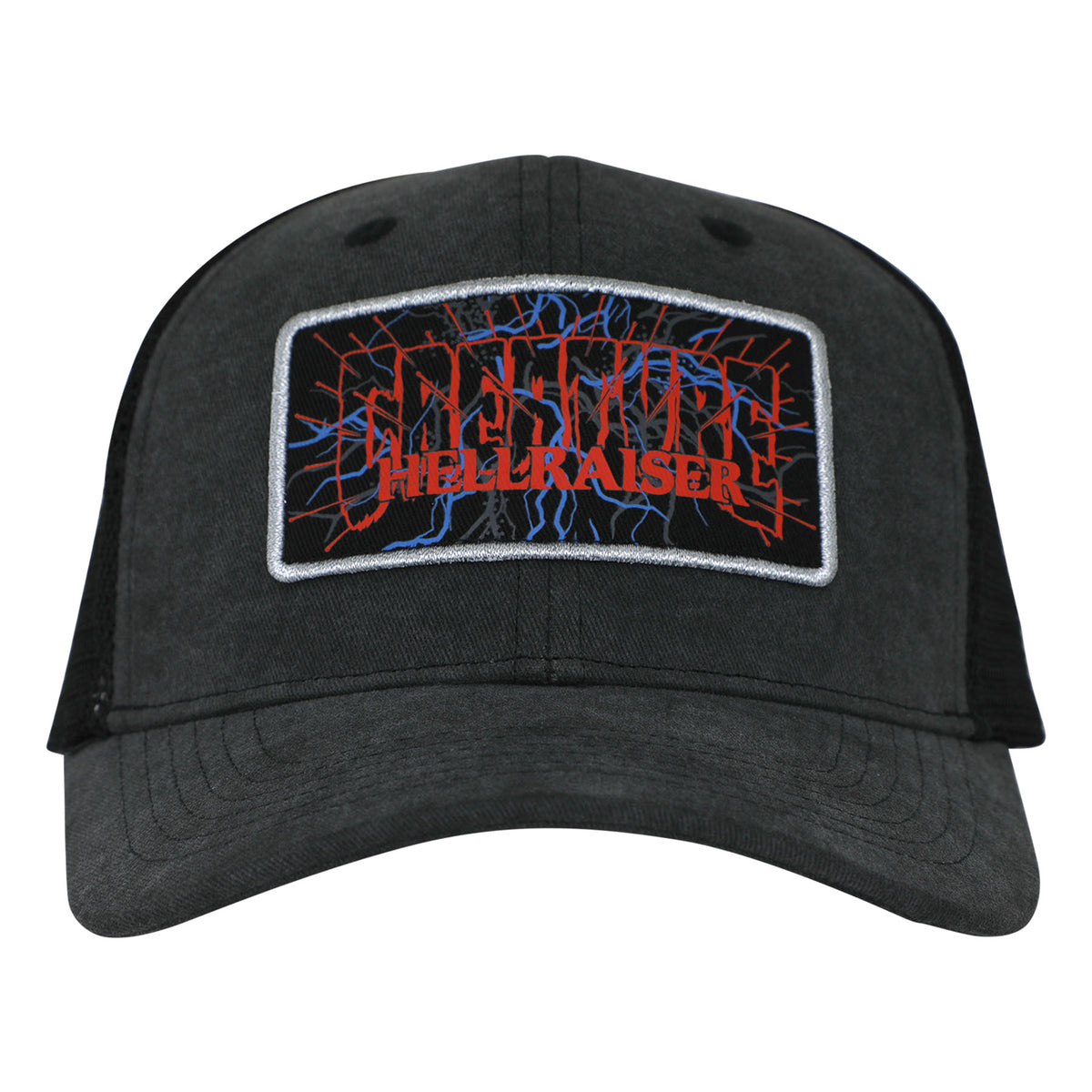Creature Hellraiser Snapback Structured Hat Black Denim