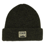 Creature REV Support Beanie Long Shoreman Hat Olive Heather