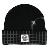 Santa Cruz MFG Vector Beanie Long Shoreman Hat Black