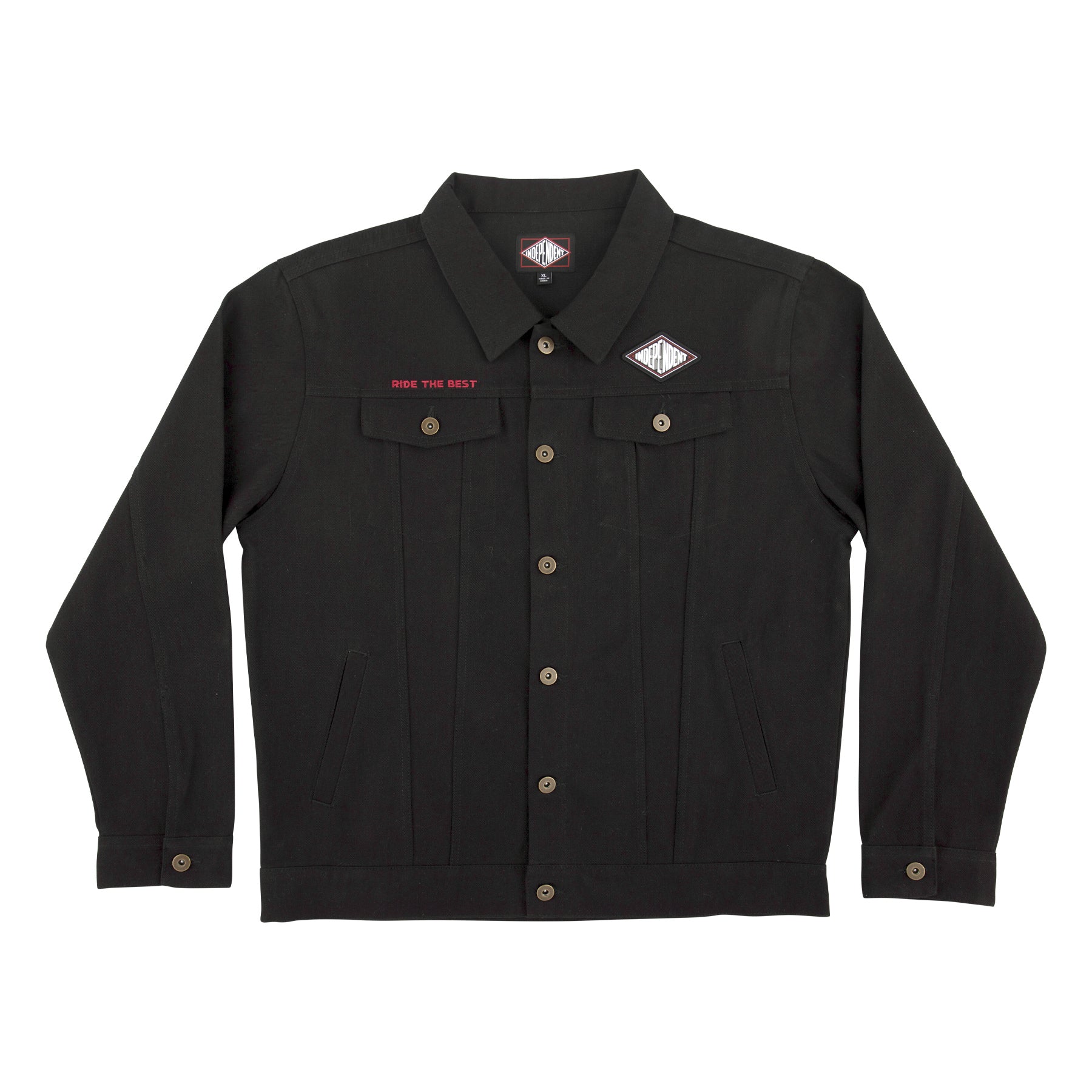 Independent Depth Summit Denim Raw Black Jacket – Long Beach Skate Co