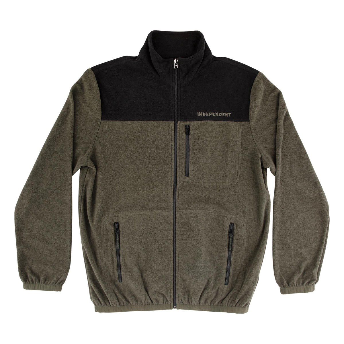 Independent BTG Fleece L/s Jacket Army/Black