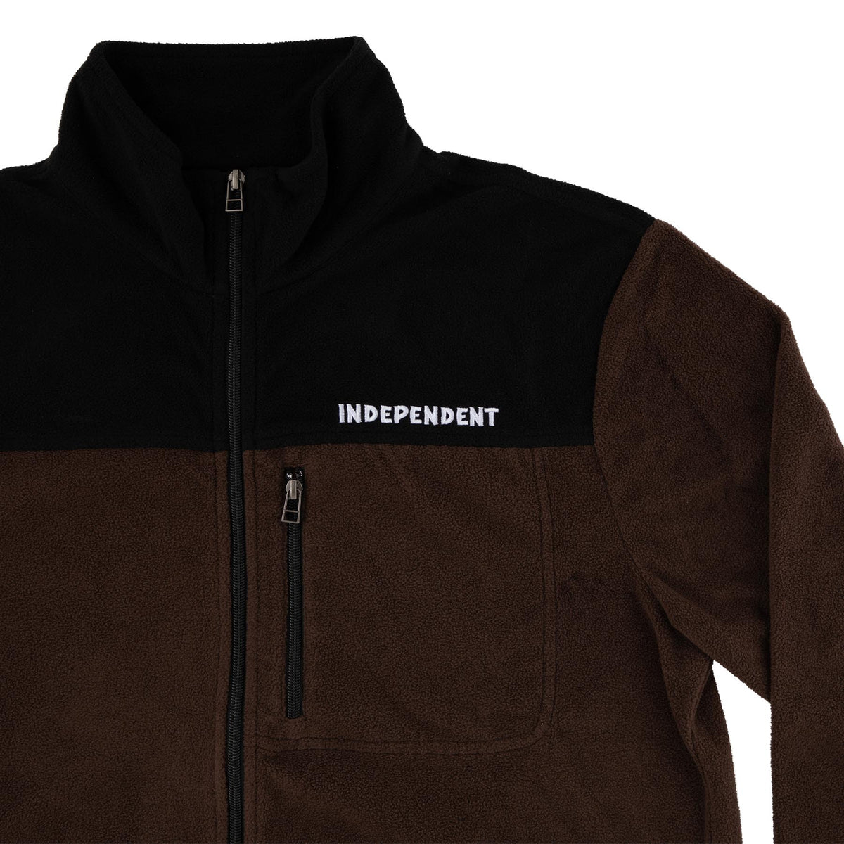 Independent BTG Fleece L/s Jacket Dark Brown/Black
