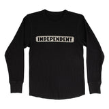 Independent Bar Logo Black Thermal L/s Shirt