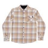Santa Cruz Classic L/s Flannel Top Sand Plaid