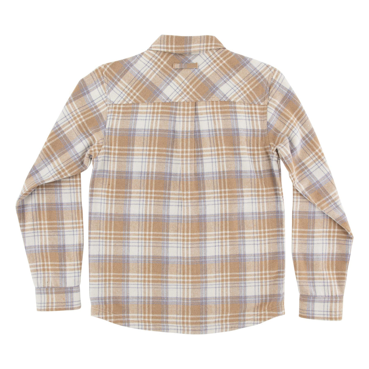 Santa Cruz Classic L/s Flannel Top Sand Plaid