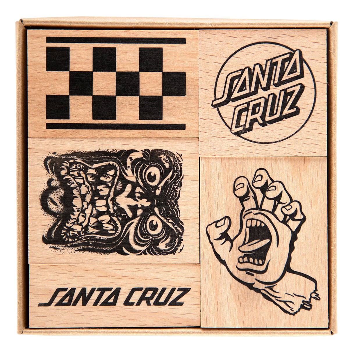 Santa Cruz Natural Stamp Set