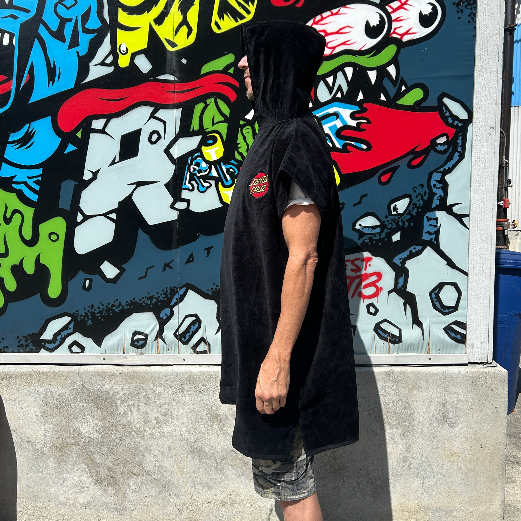 Santa Cruz Classic Dot Hooded Towel - Thumbnail 5