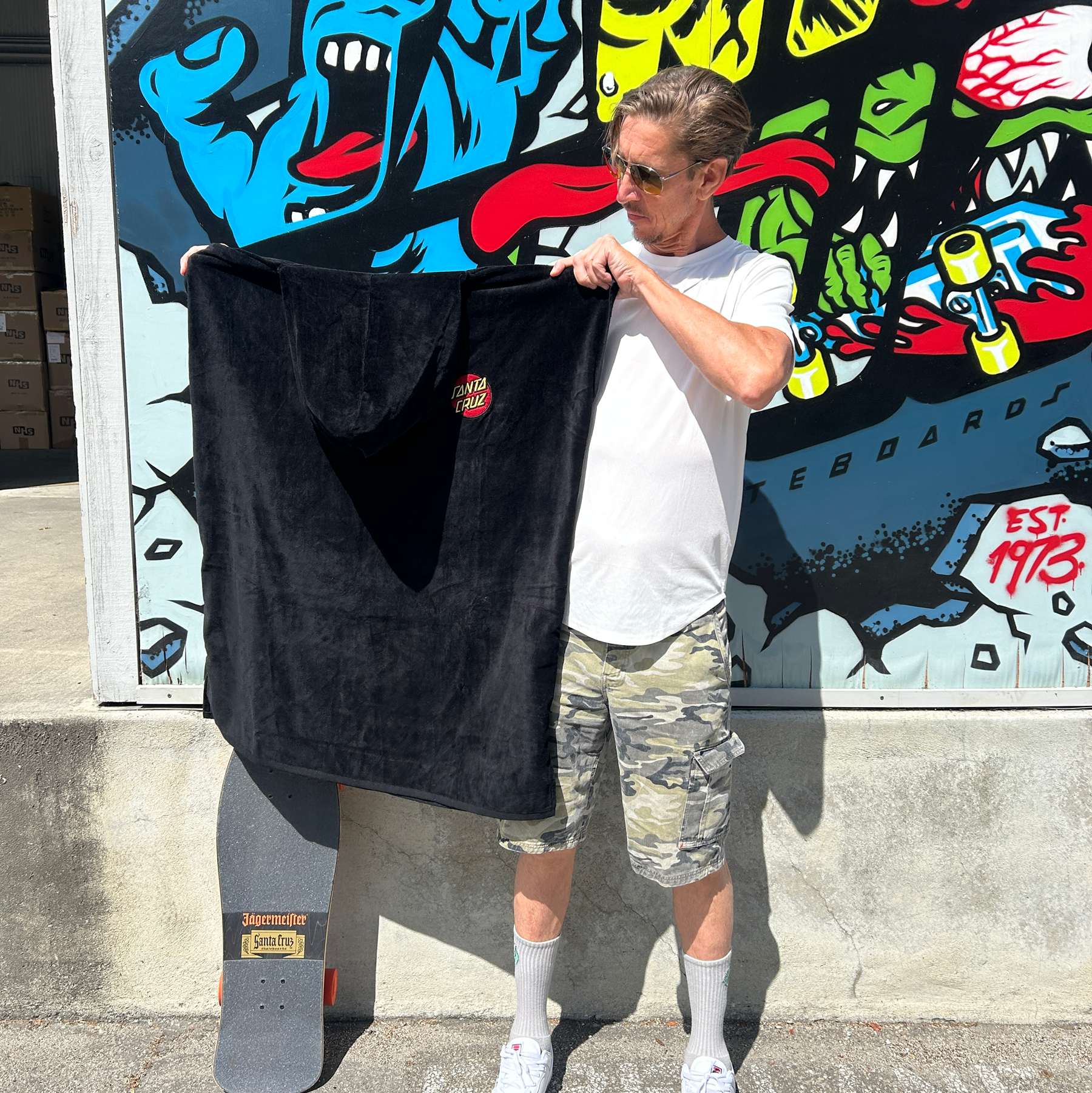 Santa Cruz Classic Dot Hooded Towel - Thumbnail 2