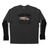 Santa Cruz Model SC Front L/s 2fer Top Washed Black/Black