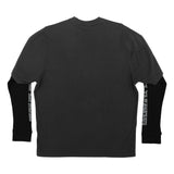 Santa Cruz Model SC Front L/s 2fer Top Washed Black/Black