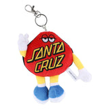 Santa Cruz Dot Guy Plush Key Chain Red OS