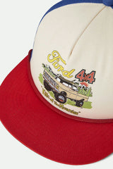 Brixton Ford King Of The Mountains HP Blue White Red Snapback Hat