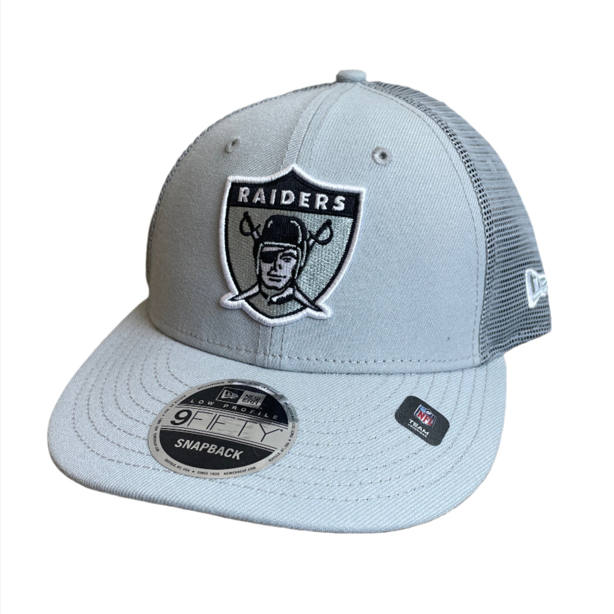 New Era Oakland Raiders Low Profile 950 Trucker Snapback Hat