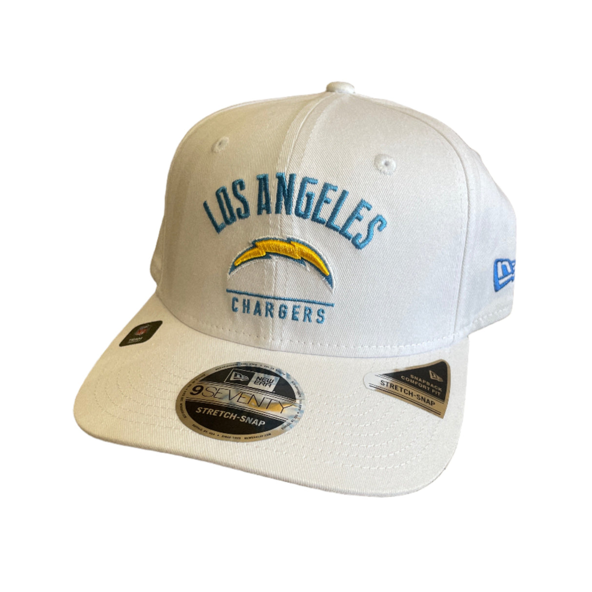 New Era Los Angeles Chargers White 9Seventy Stretch Snapback Hat