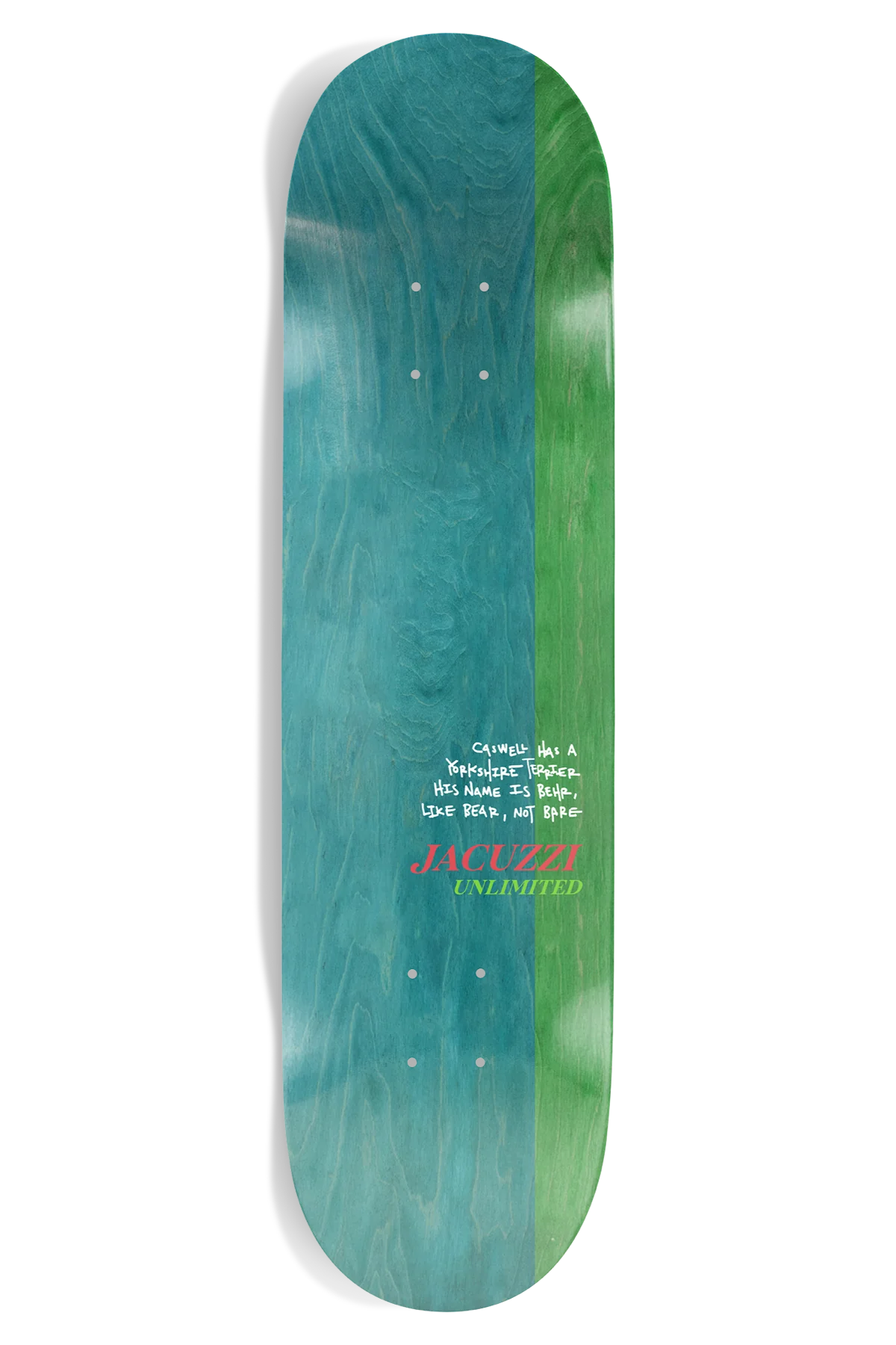 Jacuzzi Caswell Berry Bear 8.25" Skateboard Deck