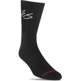 eS Script Crew Black Socks