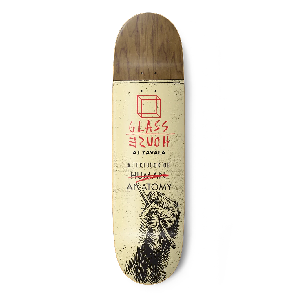 Glass House Zavala Anatomy 8.25" Skateboard Deck