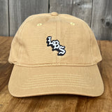 Long Beach Skate LBS Long Side Contrast Stitch Khaki Strapback Hat