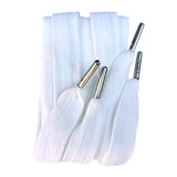 Fat Laces 130cm x 2cm 5 to 7 Eyelets Wide Pair Metal Tip Shoe Lace