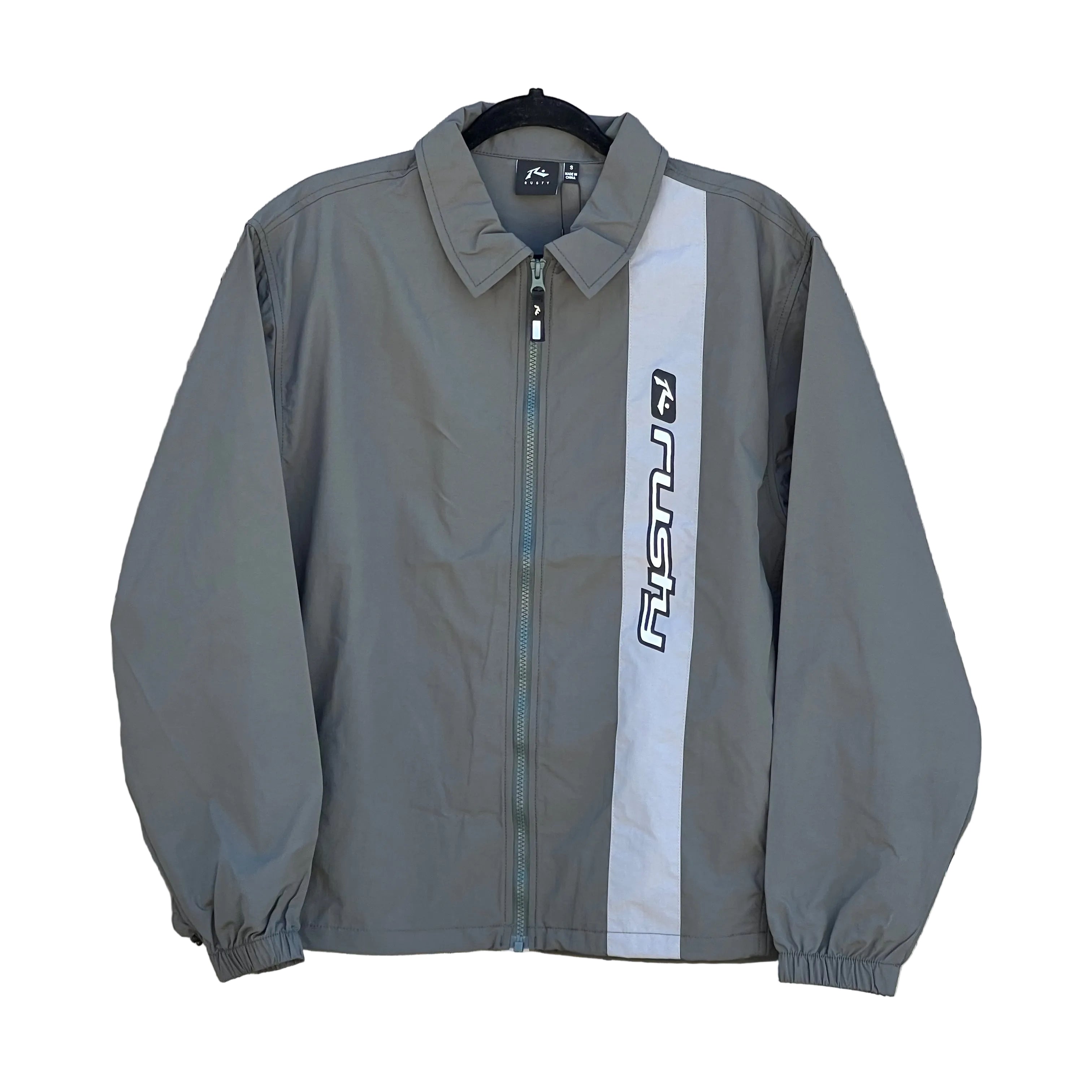 Rusty Pirahna Slate Shell Jacket – Long Beach Skate Co