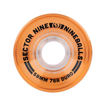 Sector Nine Nineballs Cantaloupe 58mm 78a Cruiser Skateboard Wheels