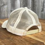 Long Beach Skate LBS Long Side Corduroy Trucker Beige Snapback Hat